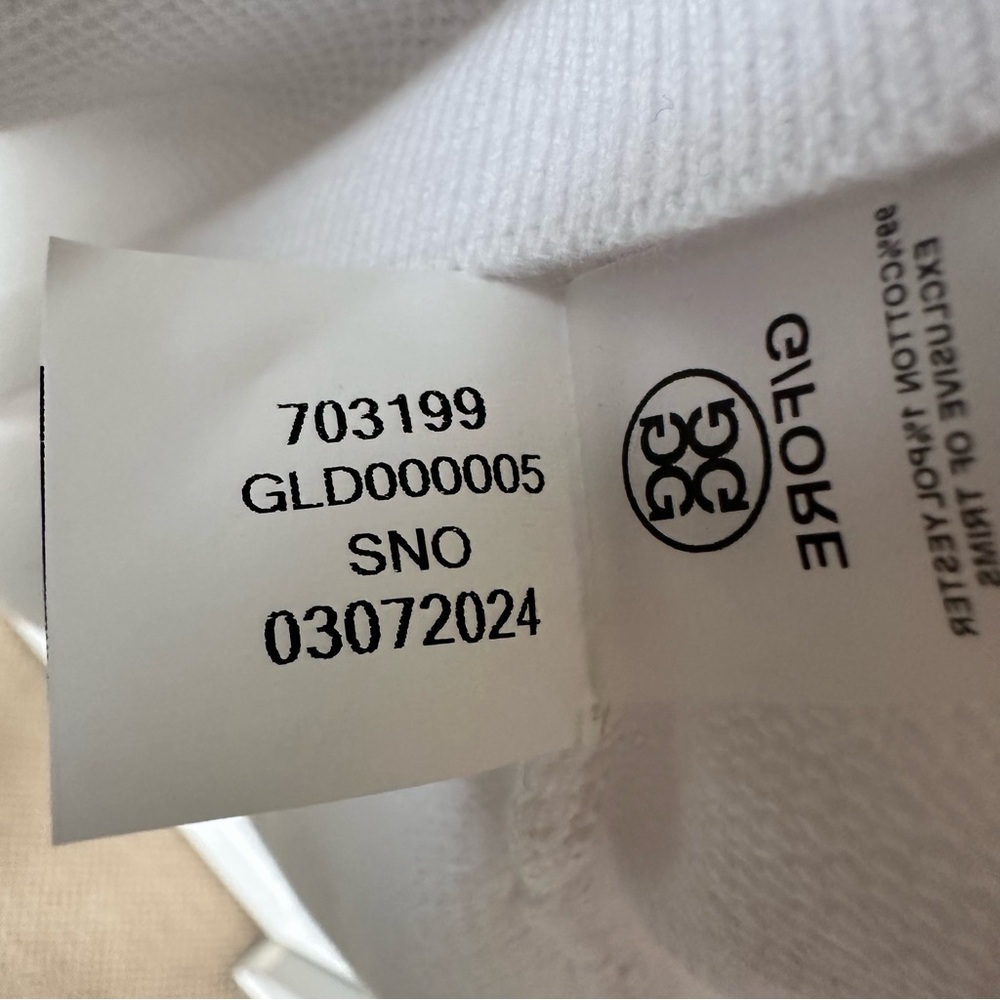 New G/FORE Pique Polo Women’s COTTON SLEEVELESS Golf DRESS Small White Snow $226 - Picture 9 of 16